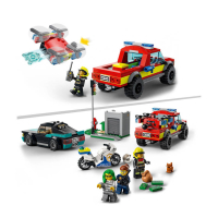 brandweer & politie achtervolging 60319